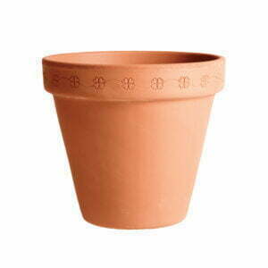 An Apta terracota pot, ideal for layered planting bulbs