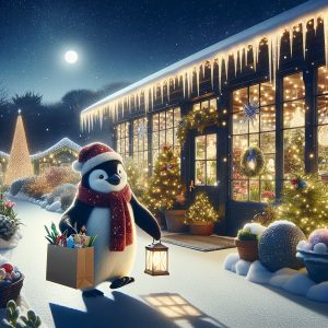 Penguin late night shopping