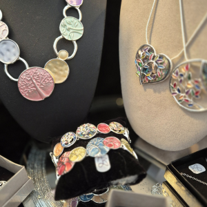 Jewellery at craft market