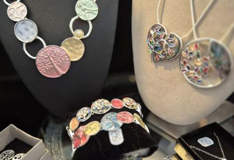 Jewellery at craft market