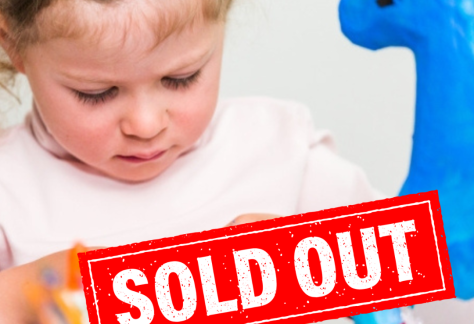 Girl painting unicorn