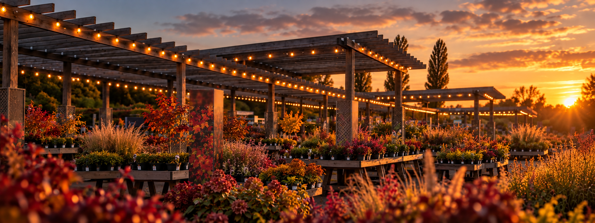 Autumn plant area
